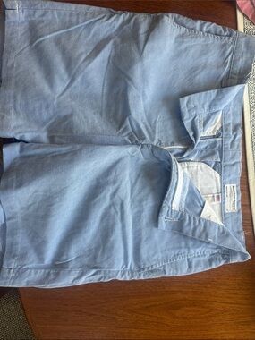 American Apparel Light Blue Men's Flat Front Shorts